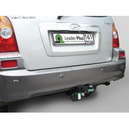 H218-FC Лидер-плюс ТСУ для Hyundai Terracan (HP) 2001-2006 без снятия и выреза бампера. Тип шара: FC. Нагрузки: 1200/50 кг, масса фаркопа 19,34 кг (без электрики в комп