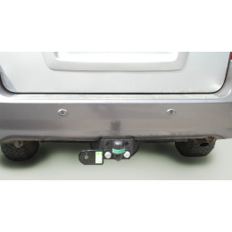 H218-FC Лидер-плюс ТСУ для Hyundai Terracan (HP) 2001-2006 без снятия и выреза бампера. Тип шара: FC. Нагрузки: 1200/50 кг, масса фаркопа 19,34 кг (без электрики в комп