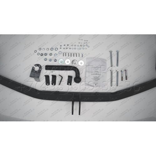 HY 24 AVTOS Фаркоп на Hyundai Santa Fe 2006-2012. Необходима подрезка бампера. Тип шара: A. Нагрузки: 2000/100 кг, масса фаркопа 20 кг (без электрики в комплекте)