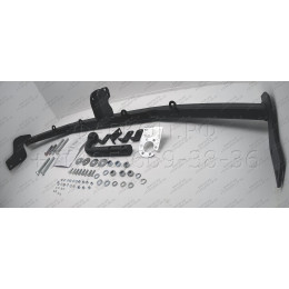 HY 24 AVTOS Фаркоп на Hyundai Santa Fe 2006-2012. Необходима подрезка бампера. Тип шара: A. Нагрузки: 2000/100 кг, масса фаркопа 20 кг (без электрики в комплекте)