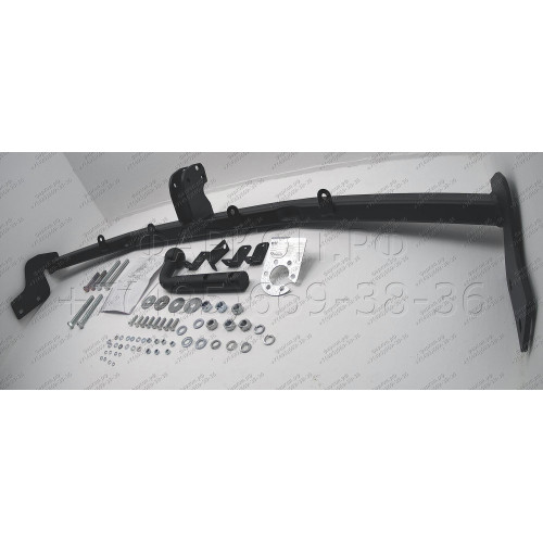 HY 24 AVTOS Фаркоп на Hyundai Santa Fe 2006-2012. Необходима подрезка бампера. Тип шара: A. Нагрузки: 2000/100 кг, масса фаркопа 20 кг (без электрики в комплекте)