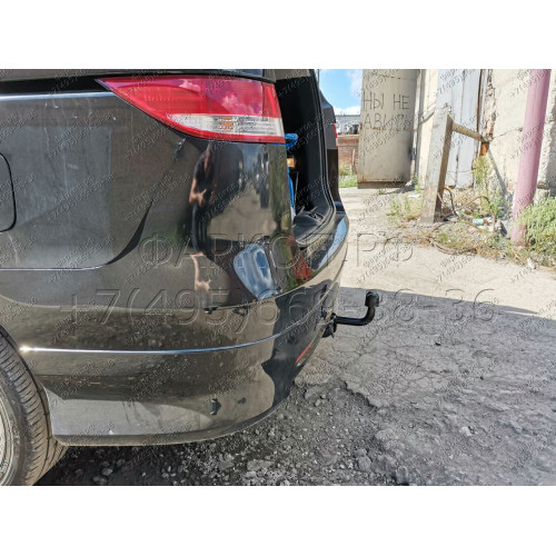 H.H02.A HALTY Фаркоп на Honda Elysion, кроме авто с 2 выхлопными трубами 2004-2013. Требуется подрезка бампера. Тип шара: A. Нагрузки: 750/75 кг, масса фаркопа 16,6 кг