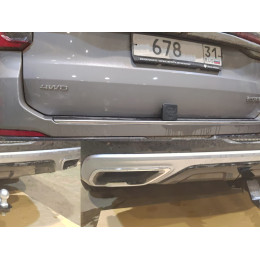 FA 0125-E Бизон Фаркоп на Ford Explorer VI 2020- без подрезки бампера. Тип шара: E. Нагрузки: 2700/160 кг. Не комплектуется электрикой