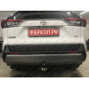 T072A GALIA Полностью оцинкованный фаркоп на Toyota RAV4 V XA50 2019-2025, Suzuki Across 2020-2025. Тип шара: A. Установка без снятия и выреза бампера. Нагрузки: 2100/100 кг, масса фаркопа 18,12 кг