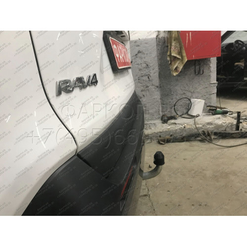 T072A GALIA Полностью оцинкованный фаркоп на Toyota RAV4 V XA50 2019-2025, Suzuki Across 2020-2025. Тип шара: A. Установка без снятия и выреза бампера. Нагрузки: 2100/100 кг, масса фаркопа 18,12 кг