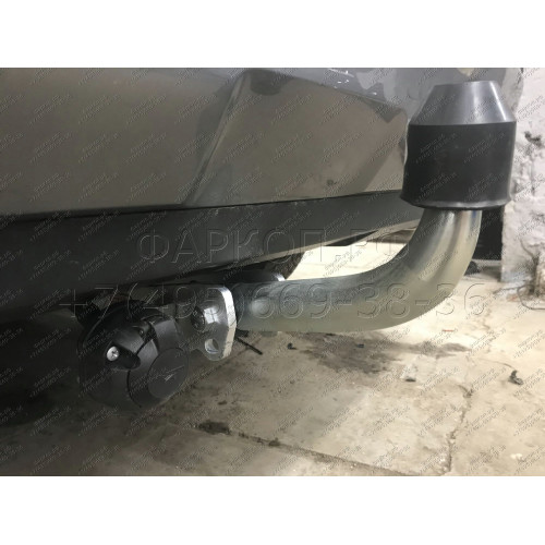 T072A GALIA Полностью оцинкованный фаркоп на Toyota RAV4 V XA50 2019-2025, Suzuki Across 2020-2025. Тип шара: A. Установка без снятия и выреза бампера. Нагрузки: 2100/100 кг, масса фаркопа 18,12 кг