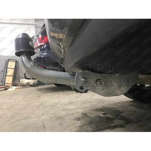 T072A GALIA Полностью оцинкованный фаркоп на Toyota RAV4 V XA50 2019-2025, Suzuki Across 2020-2025. Тип шара: A. Установка без снятия и выреза бампера. Нагрузки: 2100/100 кг, масса фаркопа 18,12 кг