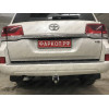 T070A GALIA Полностью оцинкованный фаркоп на Toyota Land Cruiser 200 2008-2021, Lexus LX 2008-2021. Тип шара: A. Невидимый вырез бампера. Нагрузки: 3500/140 кг, масса фаркопа 7,62 кг
