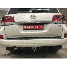 T070A GALIA Полностью оцинкованный фаркоп на Toyota Land Cruiser 200 2008-2021, Lexus LX 2008-2021. Тип шара: A. Невидимый вырез бампера. Нагрузки: 3500/140 кг, масса фаркопа 7