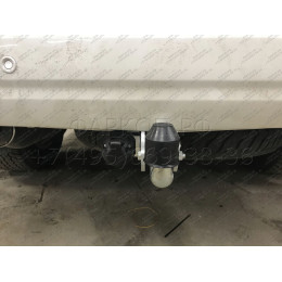 T070A GALIA Полностью оцинкованный фаркоп на Toyota Land Cruiser 200 2008-2021, Lexus LX 2008-2021. Тип шара: A. Невидимый вырез бампера. Нагрузки: 3500/140 кг, масса фаркопа 7