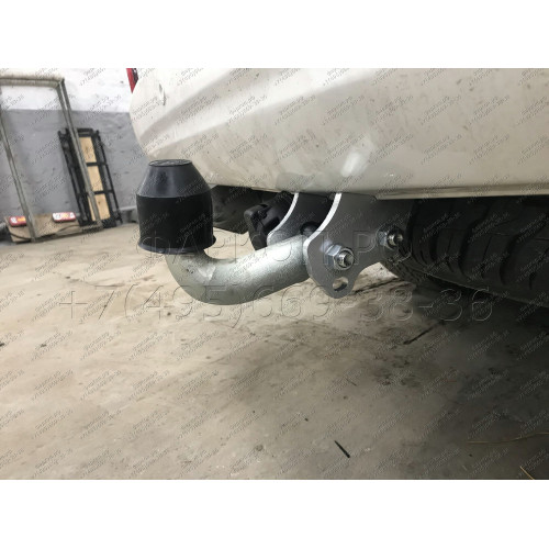 T070A GALIA Полностью оцинкованный фаркоп на Toyota Land Cruiser 200 2008-2021, Lexus LX 2008-2021. Тип шара: A. Невидимый вырез бампера. Нагрузки: 3500/140 кг, масса фаркопа 7,62 кг