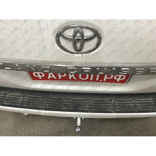 T070A GALIA Полностью оцинкованный фаркоп на Toyota Land Cruiser 200 2008-2021, Lexus LX 2008-2021. Тип шара: A. Невидимый вырез бампера. Нагрузки: 3500/140 кг, масса фаркопа 7,62 кг
