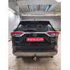 T072A GALIA Полностью оцинкованный фаркоп на Toyota RAV4 V XA50 2019-2025, Suzuki Across 2020-2025. Тип шара: A. Установка без снятия и выреза бампера. Нагрузки: 2100/100 кг, масса фаркопа 18,12 кг