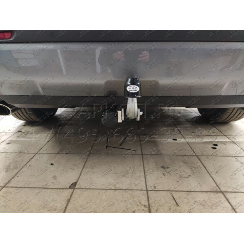 T072A GALIA Полностью оцинкованный фаркоп на Toyota RAV4 V XA50 2019-2025, Suzuki Across 2020-2025. Тип шара: A. Установка без снятия и выреза бампера. Нагрузки: 2100/100 кг, масса фаркопа 18,12 кг