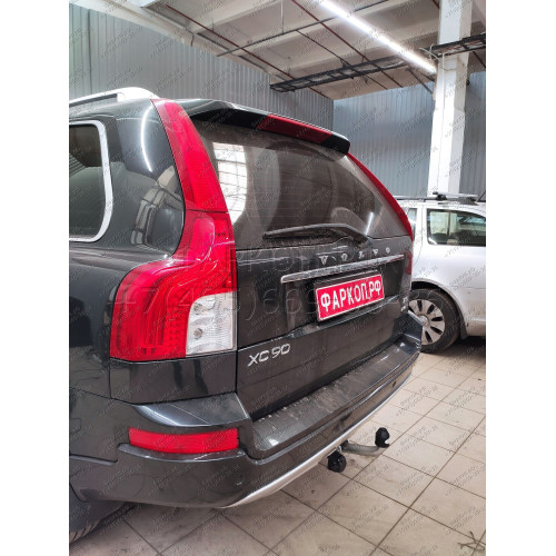 V057A GALIA Полностью оцинкованный фаркоп на Volvo XC90 2003-2015. Подрозетник убирается за бампер. Тип шара: A. Невидимый вырез бампера. Нагрузки: 2250/90 кг, масса фаркопа 15,92 кг