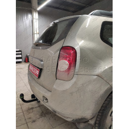 R115-A Лидер-плюс ТСУ для Renault Duster 4WD 2011-2015, 2015-2021, 2021-2022 (без выреза бампера), Renault Duster 2WD 2011-2015, 2015-2021, 2021-2022, Nissan Terrano 2014-2022 (требуется подрезка бампе