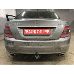 M125C GALIA Полностью оцинкованный фаркоп на Mercedes C-Class w204 седан 2007-2014 / s204 универсал 2007-2014, не подходит для AMG, не подходит на широкий бампер. Подро