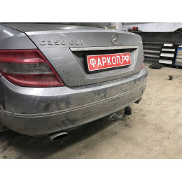 M125C GALIA Полностью оцинкованный фаркоп на Mercedes C-Class w204 седан 2007-2014 / s204 универсал 2007-2014, не подходит для AMG, не подходит на широкий бампер. Подро