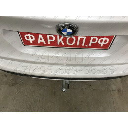 B019C GALIA Полностью оцинкованный фаркоп на BMW X3 F25 2010-2017, BMW X4 F26 2014-2018, кроме моделей с M-пакетом. Подрозетник убирается за бампер. Тип шара: C (гори