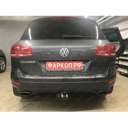 V052C GALIA Полностью оцинкованный фаркоп на Audi Q7 2006-2015, Porsche Cayenne 2002-2010, 2010-2018, Volkswagen Touareg 2002-2010, 2010-2018. Тип шара: C (горизонтальный съемный). Минималь