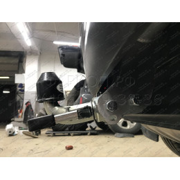 V052C GALIA Полностью оцинкованный фаркоп на Audi Q7 2006-2015, Porsche Cayenne 2002-2010, 2010-2018, Volkswagen Touareg 2002-2010, 2010-2018. Тип шара: C (горизонтальный съемный). Минималь