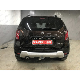 R115-A Лидер-плюс ТСУ для Renault Duster 4WD 2011-2015, 2015-2021, 2021-2022 (без выреза бампера), Renault Duster 2WD 2011-2015, 2015-2021, 2021-2022, Nissan Terrano 2014-2022 (требуется подрезка бампе