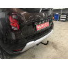 R115-A Лидер-плюс ТСУ для Renault Duster 4WD 2011-2015, 2015-2021, 2021-2022 (без выреза бампера), Renault Duster 2WD 2011-2015, 2015-2021, 2021-2022, Nissan Terrano 2014-2022 (требуется подрезка бампера). Нагрузки: 1200/75 кг, масса фаркопа 16,1 кг (без 