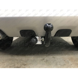 R115-A Лидер-плюс ТСУ для Renault Duster 4WD 2011-2015, 2015-2021, 2021-2022 (без выреза бампера), Renault Duster 2WD 2011-2015, 2015-2021, 2021-2022, Nissan Terrano 2014-2022 (требуется подрезка бампе