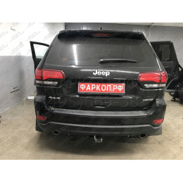 J010C GALIA Полностью оцинкованный фаркоп на Jeep Grand Cherokee WK2 2010-2021. Тип шара: C (горизонтальный съемный). Установка без выреза бампера. Нагрузки: 3500/17