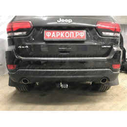 J010C GALIA Полностью оцинкованный фаркоп на Jeep Grand Cherokee WK2 2010-2021. Тип шара: C (горизонтальный съемный). Установка без выреза бампера. Нагрузки: 3500/17