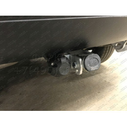 J010C GALIA Полностью оцинкованный фаркоп на Jeep Grand Cherokee WK2 2010-2021. Тип шара: C (горизонтальный съемный). Установка без выреза бампера. Нагрузки: 3500/17