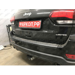 J010C GALIA Полностью оцинкованный фаркоп на Jeep Grand Cherokee WK2 2010-2021. Тип шара: C (горизонтальный съемный). Установка без выреза бампера. Нагрузки: 3500/17