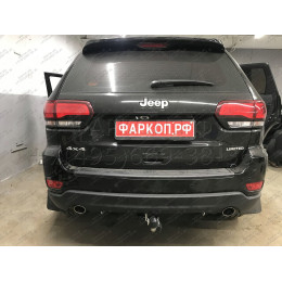 J010C GALIA Полностью оцинкованный фаркоп на Jeep Grand Cherokee WK2 2010-2021. Тип шара: C (горизонтальный съемный). Установка без выреза бампера. Нагрузки: 3500/17