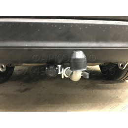 J010C GALIA Полностью оцинкованный фаркоп на Jeep Grand Cherokee WK2 2010-2021. Тип шара: C (горизонтальный съемный). Установка без выреза бампера. Нагрузки: 3500/17