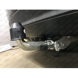 J010C GALIA Полностью оцинкованный фаркоп на Jeep Grand Cherokee WK2 2010-2021. Тип шара: C (горизонтальный съемный). Установка без выреза бампера. Нагрузки: 3500/17
