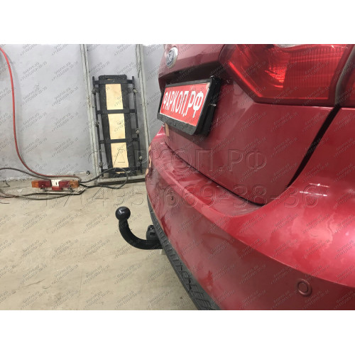 F102-A Лидер-плюс ТСУ для Ford Focus 2 седан 2004-2011 (без выреза бампера), Ford Focus 3 седан 2011-2018 (необходима подрезка бампера). Нагрузки: 1100/75 кг, масса фаркопа 14,44 кг (без электрики в комплекте)