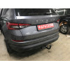 V123-A Лидер-плюс ТСУ для Skoda Kodiaq 2016-2023, Volkswagen Tiguan 5N1, 5N2 2007-2016, Volkswagen Tiguan 2 2016-2024, Skoda Karoq 2019-, Skoda Yeti 2009-2018, Audi Q3 2011-2018, Volkswagen Jetta 2011-2018. Требуется подрезка бампера. Нагрузки: 1300/75 кг