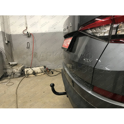 V123-A Лидер-плюс ТСУ для Skoda Kodiaq 2016-2023, Volkswagen Tiguan 5N1, 5N2 2007-2016, Volkswagen Tiguan 2 2016-2024, Skoda Karoq 2019-, Skoda Yeti 2009-2018, Audi Q3 2011-2018, Volkswagen Jetta 2011-2018. Требуется подрезка бампера. Нагрузки: 1300/75 кг