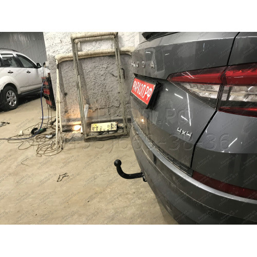 V123-A Лидер-плюс ТСУ для Skoda Kodiaq 2016-2023, Volkswagen Tiguan 5N1, 5N2 2007-2016, Volkswagen Tiguan 2 2016-2024, Skoda Karoq 2019-, Skoda Yeti 2009-2018, Audi Q3 2011-2018, Volkswagen Jetta 2011-2018. Требуется подрезка бампера. Нагрузки: 1300/75 кг