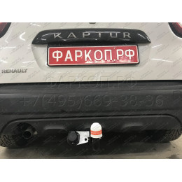 9061 Трейлер Фаркоп для Renault Kaptur 2016-2022 без снятия и подрезки бампера. Тип шара: A. Нагрузки: 1200/60 кг, масса фаркопа 16 кг (без электрики в комплекте