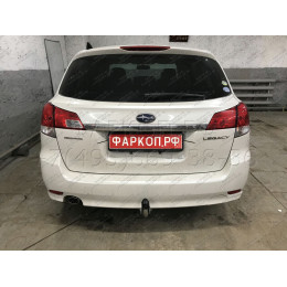 S115A GALIA Полностью оцинкованный фаркоп на Subaru Legacy седан/универсал 2009-2018. Подрозетник убирается за бампер. Тип шара: A. Невидимый вырез бампера.