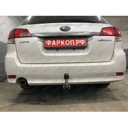 S115A GALIA Полностью оцинкованный фаркоп на Subaru Legacy седан/универсал 2009-2018. Подрозетник убирается за бампер. Тип шара: A. Невидимый вырез бампера.