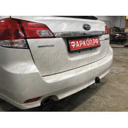 S115A GALIA Полностью оцинкованный фаркоп на Subaru Legacy седан/универсал 2009-2018. Подрозетник убирается за бампер. Тип шара: A. Невидимый вырез бампера.