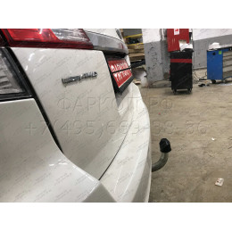 S115A GALIA Полностью оцинкованный фаркоп на Subaru Legacy седан/универсал 2009-2018. Подрозетник убирается за бампер. Тип шара: A. Невидимый вырез бампера.