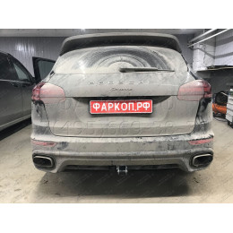 V052C GALIA Полностью оцинкованный фаркоп на Audi Q7 2006-2015, Porsche Cayenne 2002-2010, 2010-2018, Volkswagen Touareg 2002-2010, 2010-2018. Тип шара: C (горизонтальный съемный). Минималь