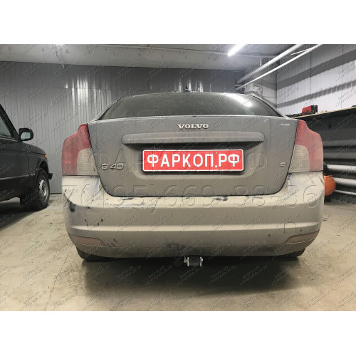 V078C GALIA Полностью оцинкованный фаркоп на Volvo S40 седан 2004-2012, Volvo V50 универсал 2004-2012. Тип шара: C (горизонтальный съемный). Без выреза бампера. Нагрузки: 1600/100 кг, масса фаркопа 14,87 кг