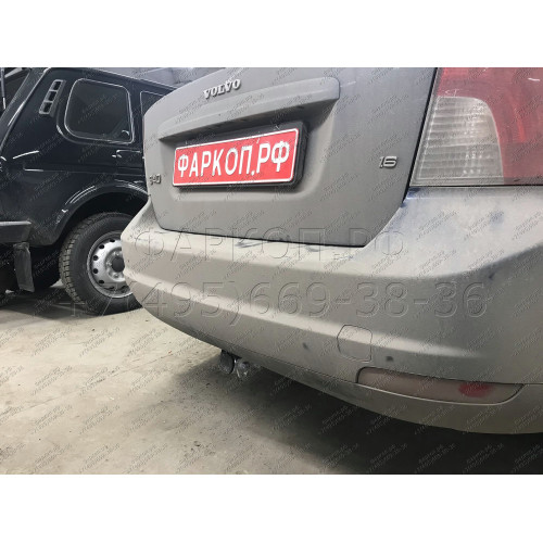 V078C GALIA Полностью оцинкованный фаркоп на Volvo S40 седан 2004-2012, Volvo V50 универсал 2004-2012. Тип шара: C (горизонтальный съемный). Без выреза бампера. Нагрузки: 1600/100 кг, масса фаркопа 14,87 кг