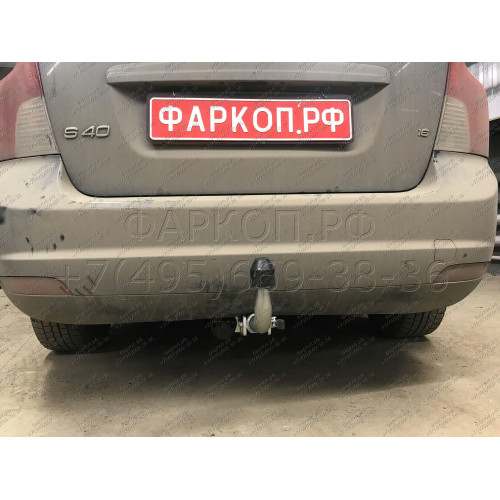 V078C GALIA Полностью оцинкованный фаркоп на Volvo S40 седан 2004-2012, Volvo V50 универсал 2004-2012. Тип шара: C (горизонтальный съемный). Без выреза бампера. Нагрузки: 1600/100 кг, масса фаркопа 14,87 кг