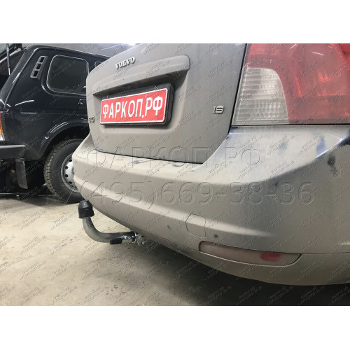 V078C GALIA Полностью оцинкованный фаркоп на Volvo S40 седан 2004-2012, Volvo V50 универсал 2004-2012. Тип шара: C (горизонтальный съемный). Без выреза бампера. Нагрузки: 1600/100 кг, масса фаркопа 14,87 кг