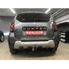 R115-A Лидер-плюс ТСУ для Renault Duster 4WD 2011-2015, 2015-2021, 2021-2022 (без выреза бампера), Renault Duster 2WD 2011-2015, 2015-2021, 2021-2022, Nissan Terrano 2014-2022 (требуется подрезка бампера). Нагрузки: 1200/75 кг, масса фаркопа 16,1 кг (без 